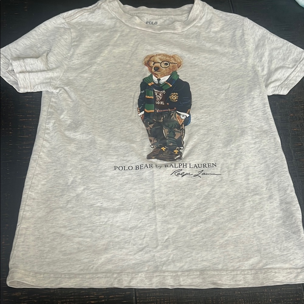 Polo by Ralph Lauren White Short Sleeve Bear Tee